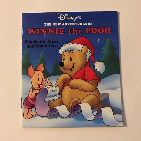 Winnie the Pooh and Santa Too Book Walt Disney - Picture 1 of 6